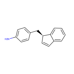 Nc1ccc(C[C@@H]2C=Cc3ccccc32)cc1 ZINC000028523571