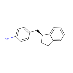 Nc1ccc(C[C@@H]2CCc3ccccc32)cc1 ZINC000028523148