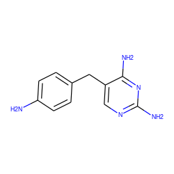 Nc1ccc(Cc2cnc(N)nc2N)cc1 ZINC000013726682