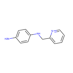 Nc1ccc(NCc2ccccn2)cc1 ZINC000034939612