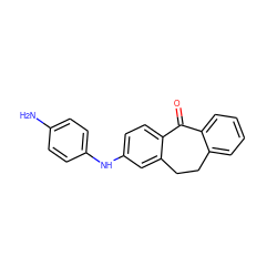 Nc1ccc(Nc2ccc3c(c2)CCc2ccccc2C3=O)cc1 ZINC000028604526