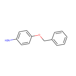 Nc1ccc(OCc2ccccc2)cc1 ZINC000000119304