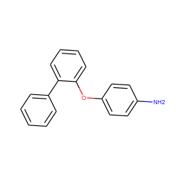 Nc1ccc(Oc2ccccc2-c2ccccc2)cc1 ZINC000000482374