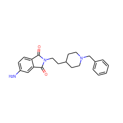 Nc1ccc2c(c1)C(=O)N(CCC1CCN(Cc3ccccc3)CC1)C2=O ZINC000003814220