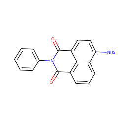 Nc1ccc2c3c(cccc13)C(=O)N(c1ccccc1)C2=O ZINC000000187582