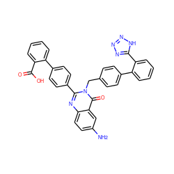 Nc1ccc2nc(-c3ccc(-c4ccccc4C(=O)O)cc3)n(Cc3ccc(-c4ccccc4-c4nnn[nH]4)cc3)c(=O)c2c1 ZINC000028757895