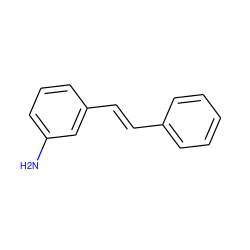 Nc1cccc(/C=C/c2ccccc2)c1 ZINC000005162286