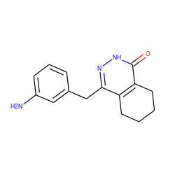 Nc1cccc(Cc2n[nH]c(=O)c3c2CCCC3)c1 ZINC000115667909