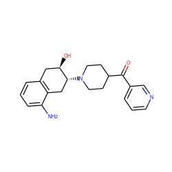 Nc1cccc2c1C[C@@H](N1CCC(C(=O)c3cccnc3)CC1)[C@H](O)C2 ZINC000096273563