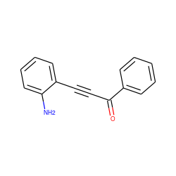 Nc1ccccc1C#CC(=O)c1ccccc1 ZINC000001423112