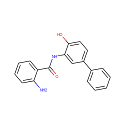 Nc1ccccc1C(=O)Nc1cc(-c2ccccc2)ccc1O ZINC000029127679