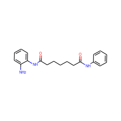 Nc1ccccc1NC(=O)CCCCCC(=O)Nc1ccccc1 ZINC000029054251