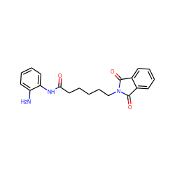 Nc1ccccc1NC(=O)CCCCCN1C(=O)c2ccccc2C1=O ZINC000013588619