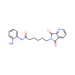 Nc1ccccc1NC(=O)CCCCCN1C(=O)c2cccnc2C1=O ZINC000013588620