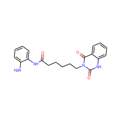 Nc1ccccc1NC(=O)CCCCCn1c(=O)[nH]c2ccccc2c1=O ZINC000013588627