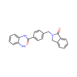 Nc1ccccc1NC(=O)c1ccc(CN2Cc3ccccc3C2=O)cc1 ZINC000028826534