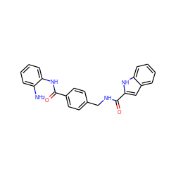 Nc1ccccc1NC(=O)c1ccc(CNC(=O)c2cc3ccccc3[nH]2)cc1 ZINC000148737337