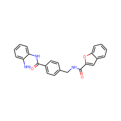 Nc1ccccc1NC(=O)c1ccc(CNC(=O)c2cc3ccccc3o2)cc1 ZINC000205554094