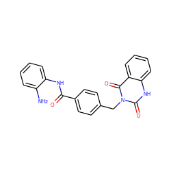 Nc1ccccc1NC(=O)c1ccc(Cn2c(=O)[nH]c3ccccc3c2=O)cc1 ZINC000028826544