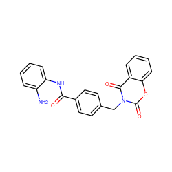 Nc1ccccc1NC(=O)c1ccc(Cn2c(=O)oc3ccccc3c2=O)cc1 ZINC000028826543