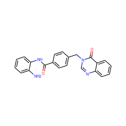 Nc1ccccc1NC(=O)c1ccc(Cn2cnc3ccccc3c2=O)cc1 ZINC000028826535