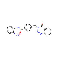 Nc1ccccc1NC(=O)c1ccc(Cn2nnc3ccccc3c2=O)cc1 ZINC000028826537