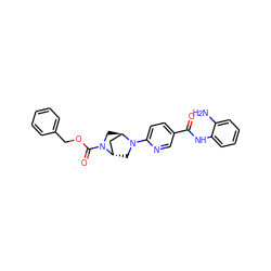 Nc1ccccc1NC(=O)c1ccc(N2C[C@H]3C[C@H]2CN3C(=O)OCc2ccccc2)nc1 ZINC000100071119