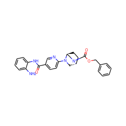 Nc1ccccc1NC(=O)c1ccc(N2C[C@H]3CC[C@H]2CN3C(=O)OCc2ccccc2)nc1 ZINC000100071136