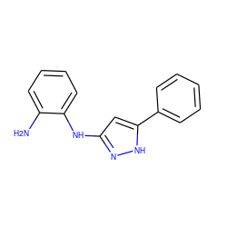 Nc1ccccc1Nc1cc(-c2ccccc2)[nH]n1 ZINC000006315800