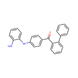 Nc1ccccc1Nc1ccc(C(=O)c2ccccc2-c2ccccc2)cc1 ZINC000013531292