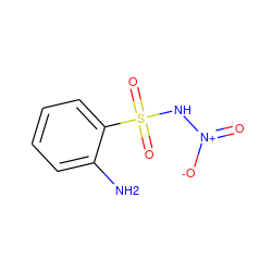 Nc1ccccc1S(=O)(=O)N[N+](=O)[O-] ZINC000653873537