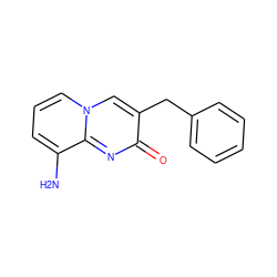 Nc1cccn2cc(Cc3ccccc3)c(=O)nc12 ZINC000169331062