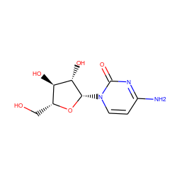 Nc1ccn([C@@H]2O[C@H](CO)[C@@H](O)[C@@H]2O)c(=O)n1 ZINC000003795098