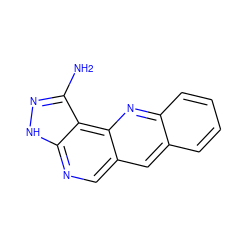 Nc1n[nH]c2ncc3cc4ccccc4nc3c12 ZINC000095393616