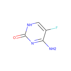 Nc1nc(=O)[nH]cc1F ZINC000000896546