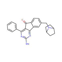 Nc1nc(-c2ccccc2)c2c(n1)-c1cc(CN3C4CCC3CC4)ccc1C2=O ZINC000095556400