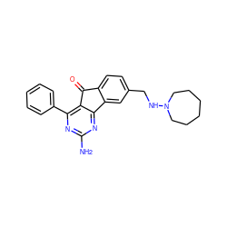 Nc1nc(-c2ccccc2)c2c(n1)-c1cc(CNN3CCCCCC3)ccc1C2=O ZINC000049109811