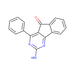 Nc1nc(-c2ccccc2)c2c(n1)-c1ccccc1C2=O ZINC000028136015