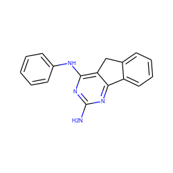 Nc1nc(Nc2ccccc2)c2c(n1)-c1ccccc1C2 ZINC000201186774