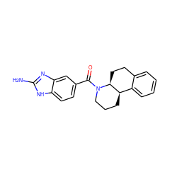 Nc1nc2cc(C(=O)N3CCC[C@@H]4c5ccccc5CC[C@@H]43)ccc2[nH]1 ZINC000096169296