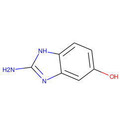 Nc1nc2cc(O)ccc2[nH]1 ZINC000005117282