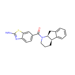 Nc1nc2ccc(C(=O)N3CCC[C@@H]4c5ccccc5C[C@@H]43)cc2s1 ZINC000096169391