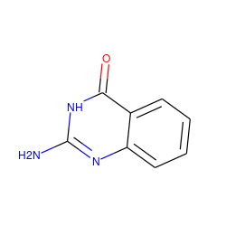 Nc1nc2ccccc2c(=O)[nH]1 ZINC000013514509