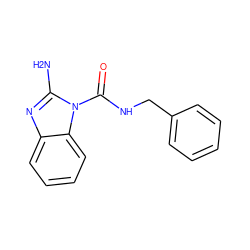 Nc1nc2ccccc2n1C(=O)NCc1ccccc1 ZINC000000003128