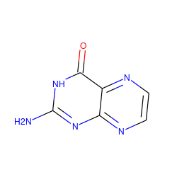 Nc1nc2nccnc2c(=O)[nH]1 ZINC000017819771