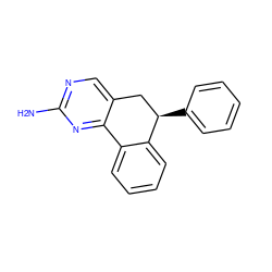 Nc1ncc2c(n1)-c1ccccc1[C@H](c1ccccc1)C2 ZINC000066167052