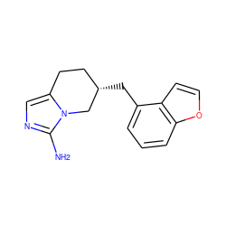 Nc1ncc2n1C[C@@H](Cc1cccc3occc13)CC2 ZINC001772617022