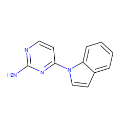 Nc1nccc(-n2ccc3ccccc32)n1 ZINC000095603470