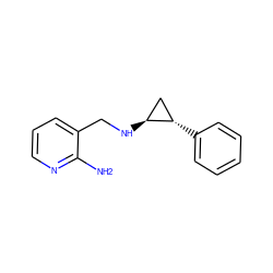 Nc1ncccc1CN[C@H]1C[C@@H]1c1ccccc1 ZINC000113368931