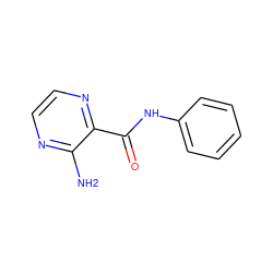 Nc1nccnc1C(=O)Nc1ccccc1 ZINC000014052444